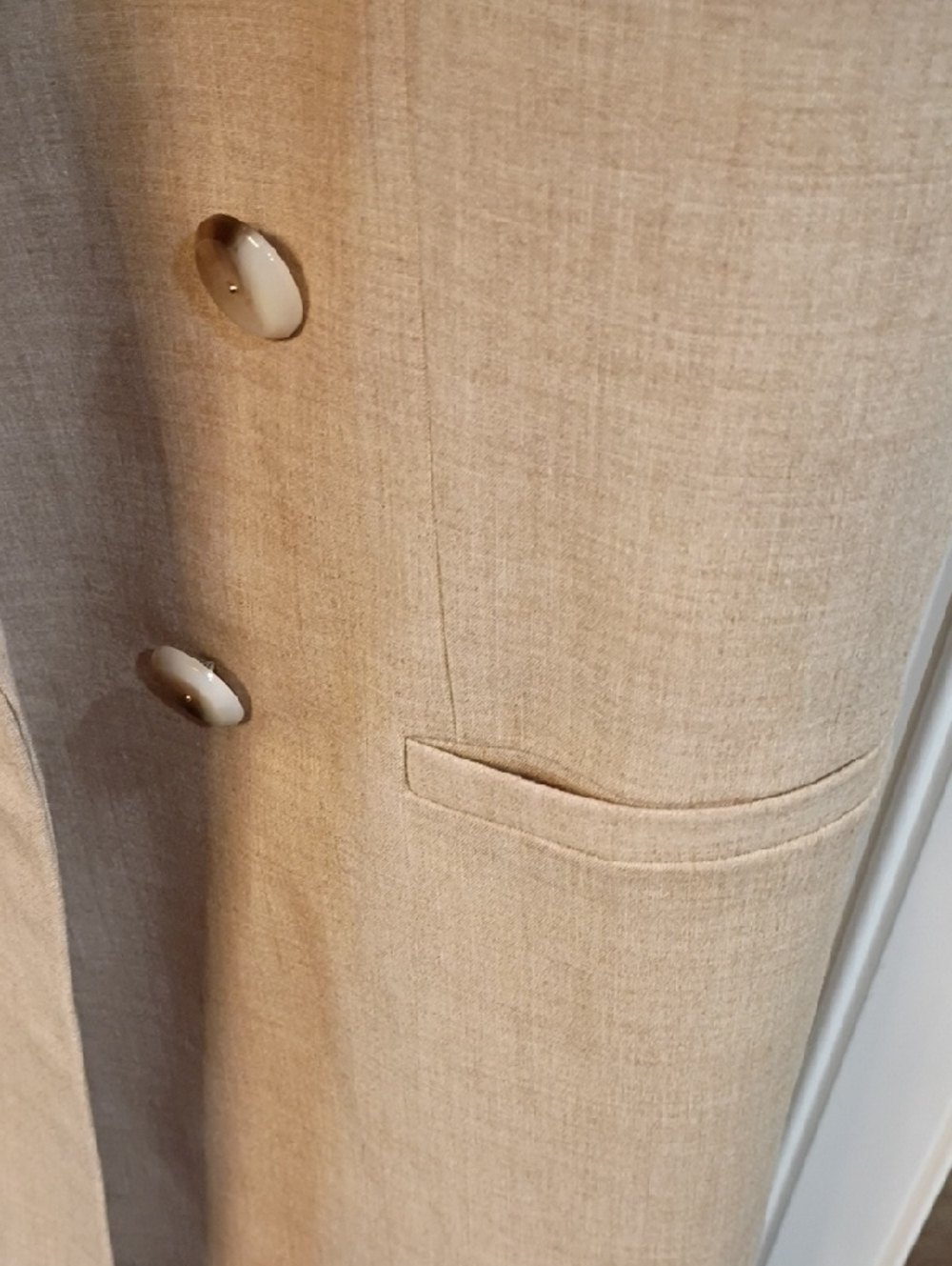 NWT Joie Soft Beige Lined Vest - Picture 8 of 8